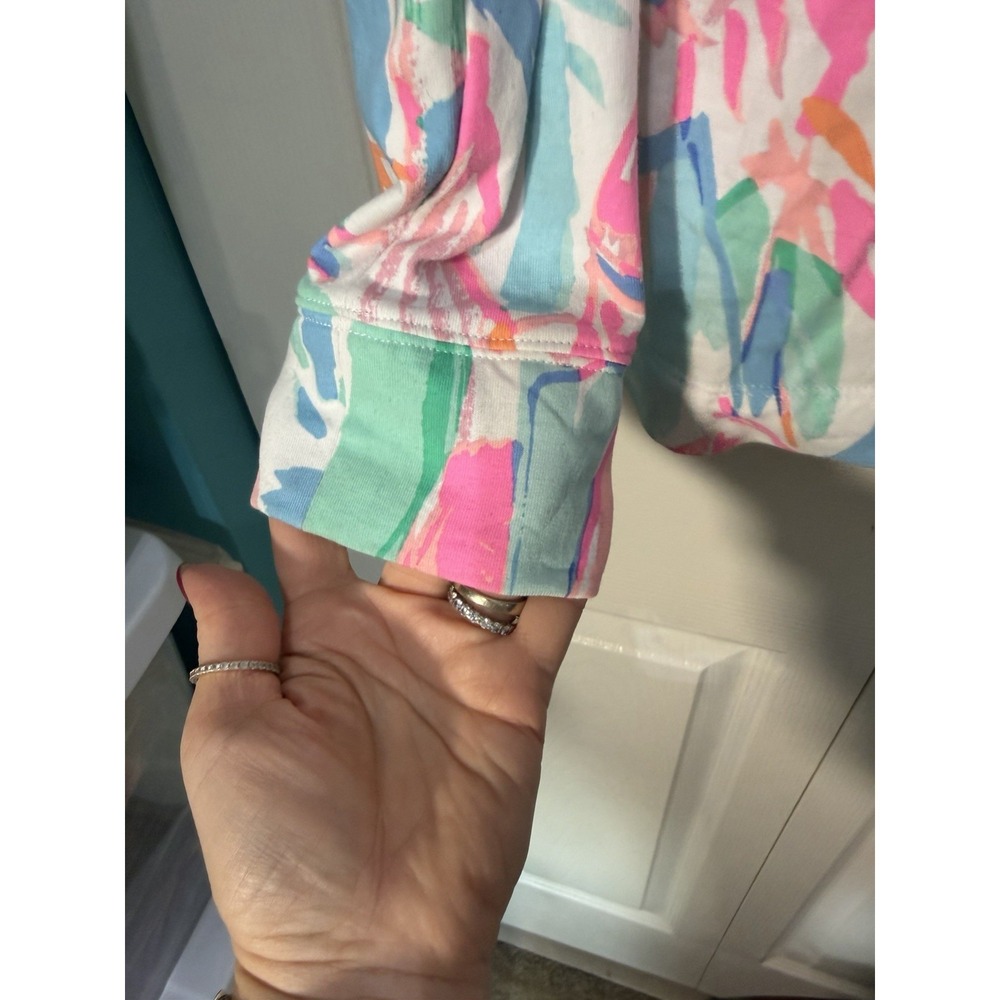 Lilly Pulitzer 3/4 Pullover Multi Color Size Small - Picture 5 of 7
